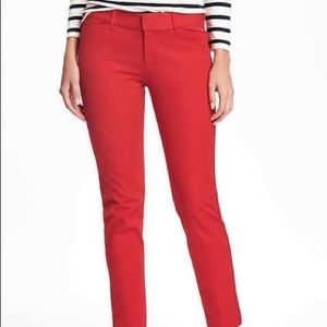 Robbie Red Pixie Ankle Crop Pants  Never Worn!